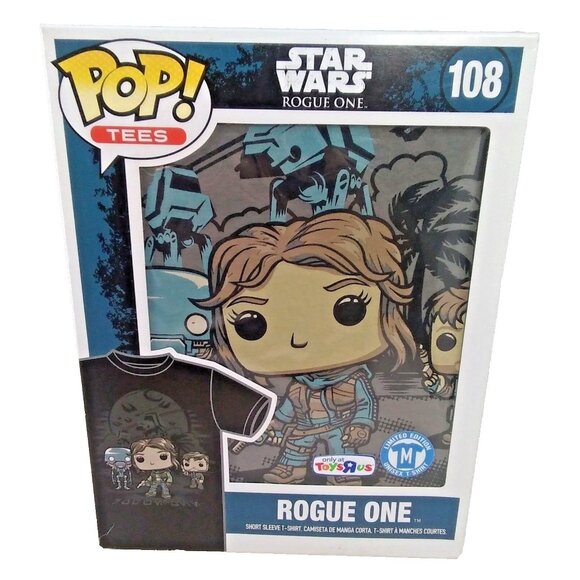 Funko Pop! Unisex Medium Star Wars Rogue One Graphic T-Shirt Limited Edition - Picture 1 of 7